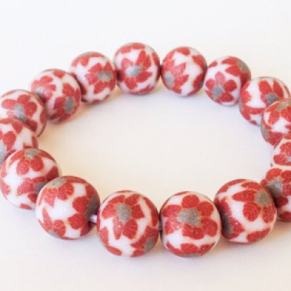 Poinsettia https://www.etsy.com/listing/165550994/polymer-clay-beads-bracelet-christmas?ref=shop_home_active